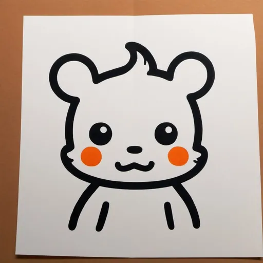 Prompt: Draw a unique picture of the Reddit icon.