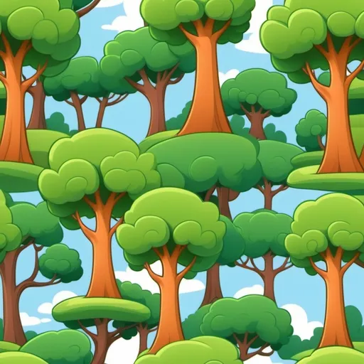 Prompt: cartoon tree