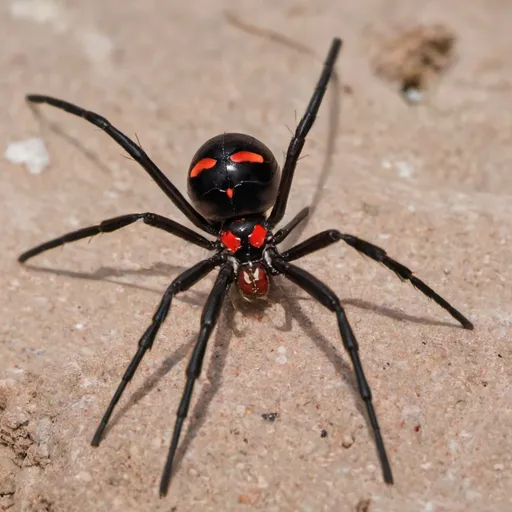 Prompt:  a Mediterranean black widow
