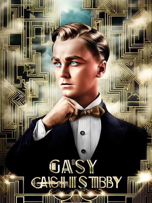 Prompt: use my photo and design gatsby style