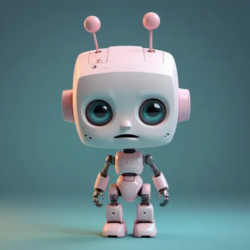 Prompt:  Tiny robot with highly detailed Jennifer Lawrence face scratching
his head toy, standing
character, soft smooth
lighting, soft pastel
colors, skottie young,
3d blender render,
polycount, modular
constructivism, pop
surrealism, physically
based rendering,
square image 
