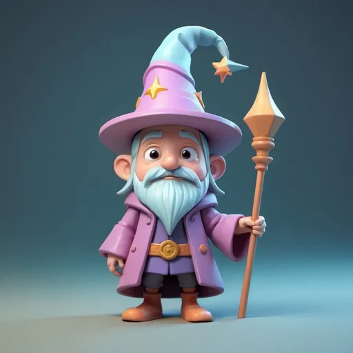 Prompt: Tiny wizard with a hat
toy, standing
character, soft smooth
lighting, soft pastel
colors, skottie young,
3d blender render,
polycount, modular
constructivism, pop
surrealism, physically
based rendering