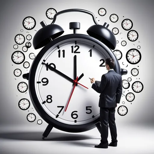 Prompt: Create Image showing importance of Time Management write some most famous qoute about Time management. ask viewer to enroll Time management course from A1Skills.Com at affordable price and pace. or call at 8882020612