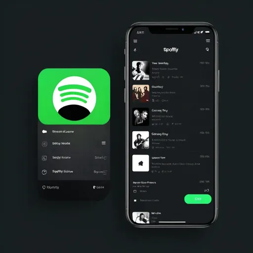 Prompt: Spotify clone