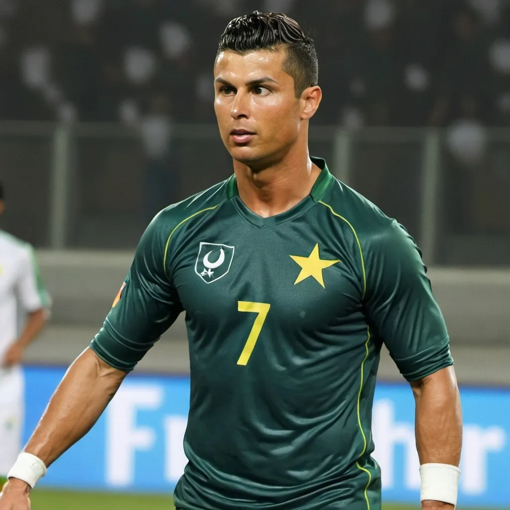 Prompt: pakistan shirt Ronaldo

