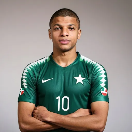 Prompt: pakistan shirt mbappe