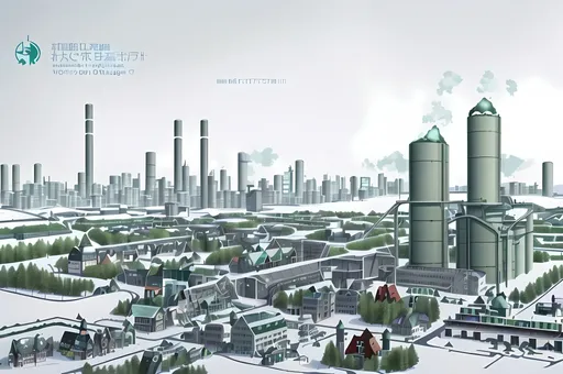 Prompt: High Resolution, 2D Animation, Wolfsburg Germany Inspired, Icirrus City Inspired, Perfect Composition, Teal and Green Aesthetic, Gray Buildings, Long Pipes, Gray Bridge, Labyrinth City, Dieselpunk Mill Factory Winter Conservation Forest Town, Cold Storage Facility, Frigid Environment, Cute Snow Town, Made By Squirt_rash_24.