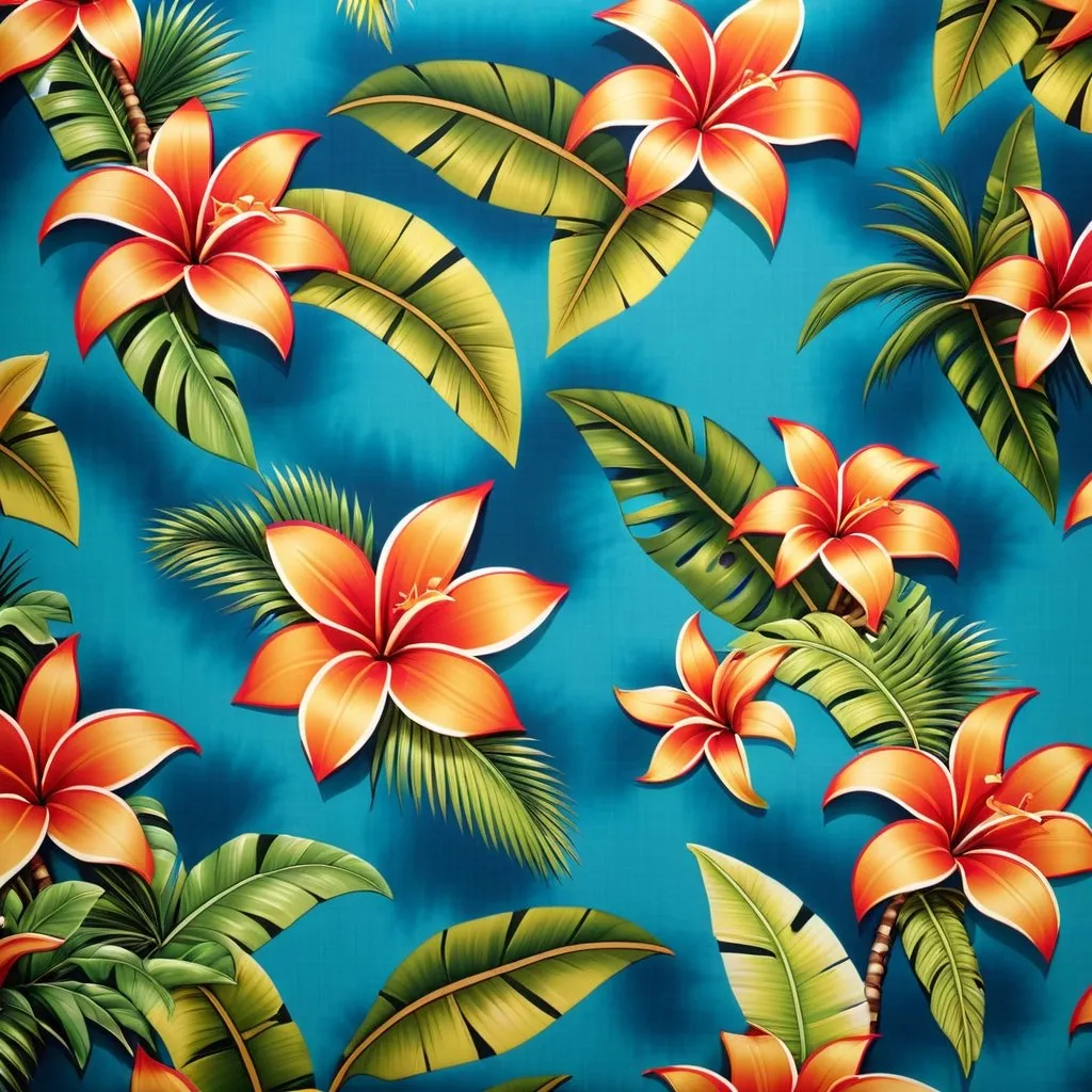 Prompt: Tommy Bahama fabric design background 