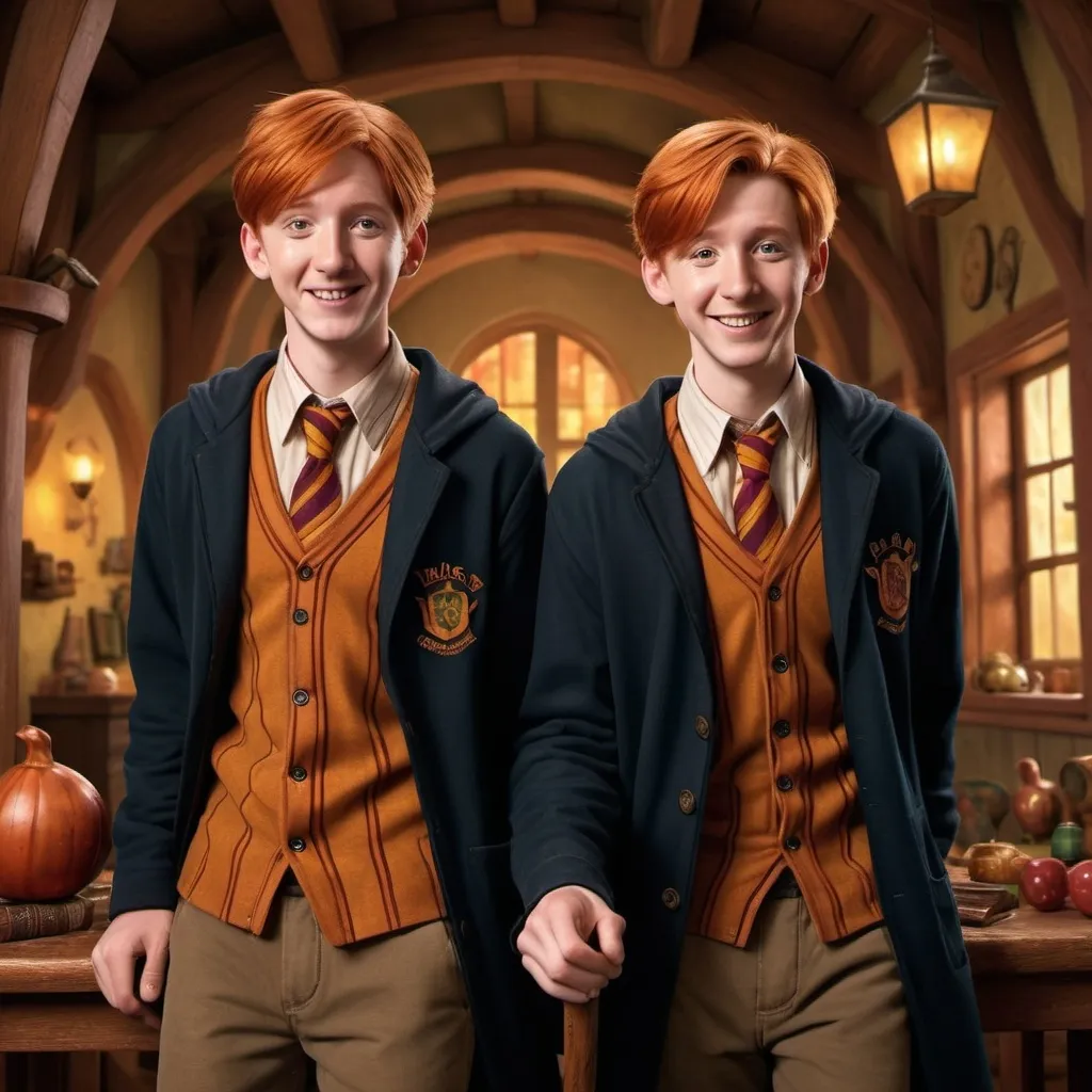 Prompt: Fred & George Weasley