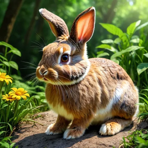 Prompt: Bunny, (((cute))), realistic, in nature, hdr, 4k
