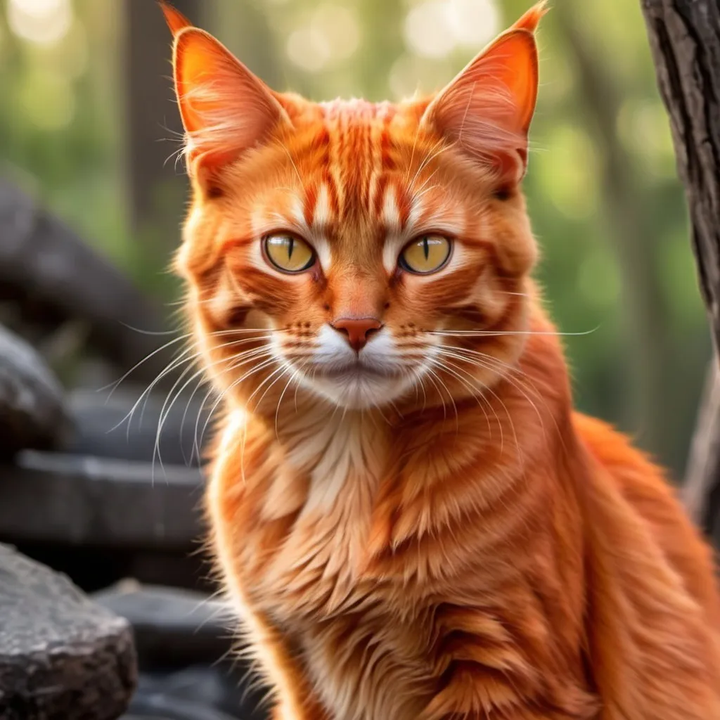 Prompt: FIRESTAR cat