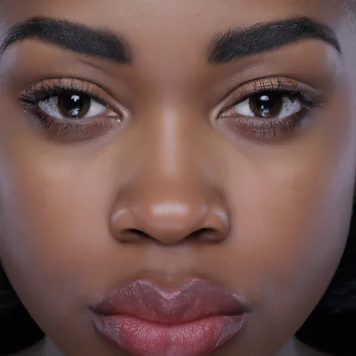 Prompt: a beautiful angry black woman, porcelain skin, flawless and radiant, ethereal beauty, captivating gaze, eyeliner accentuates their allure, arched eyebrows convey tender expressions, Best quality, masterpiece, ultra high res, (photorealistic:1. 4), raw photo, studio photo, photometric lighting, symmetric light, 8k