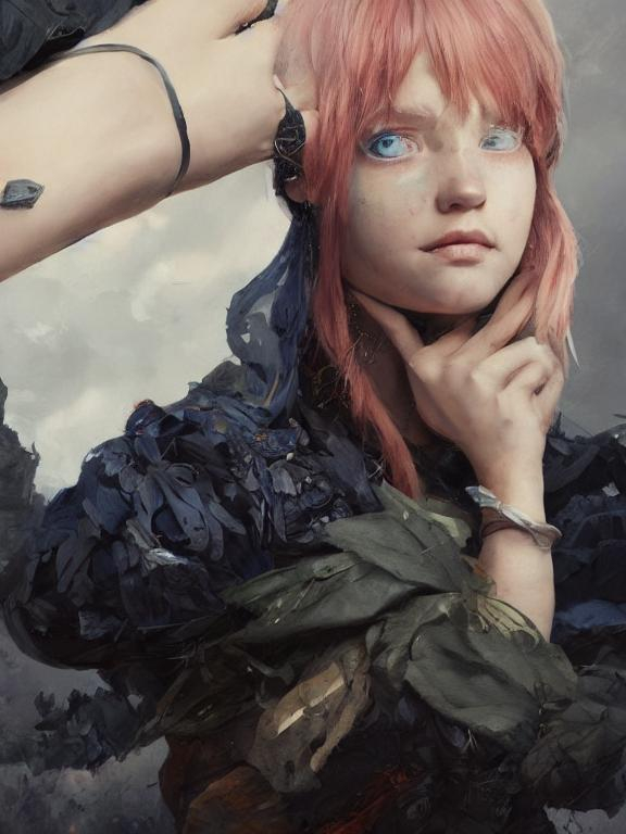 Prompt: Portrait of {character} with {color} hair and with cute face, {background}, perfect composition, hyperrealistic, super detailed, 8k, high quality, trending art, trending on artstation, sharp focus, studio photo, intricate details, highly detailed, by greg rutkowski