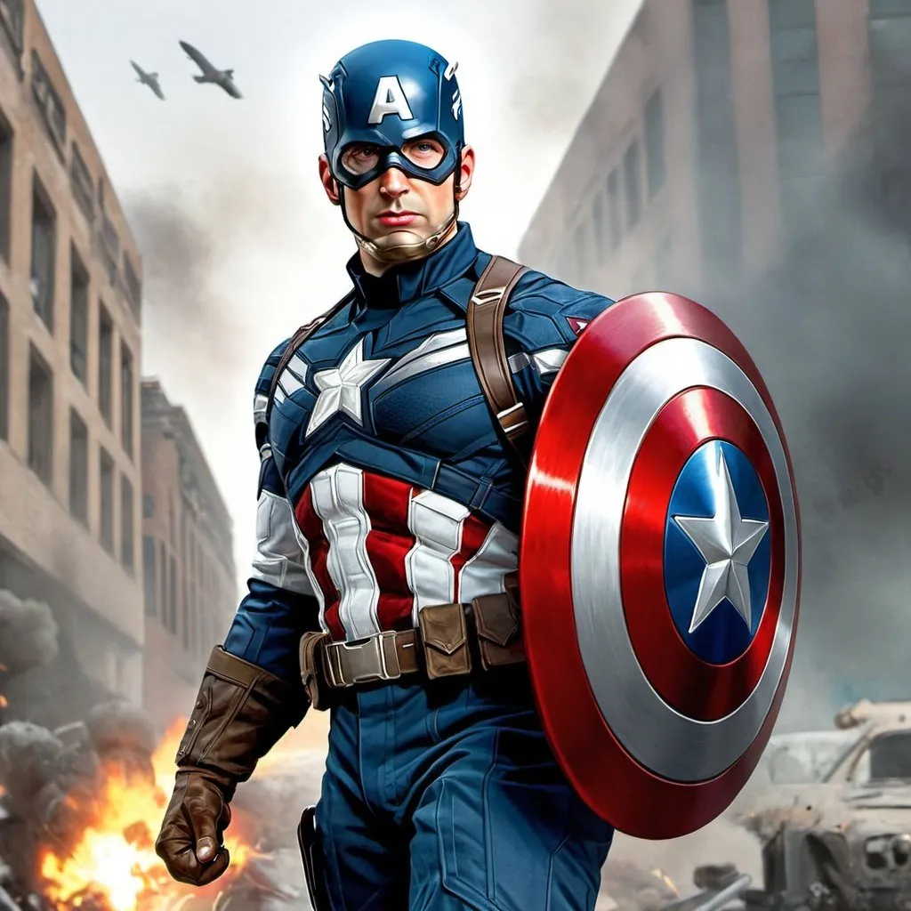 Prompt: captain america