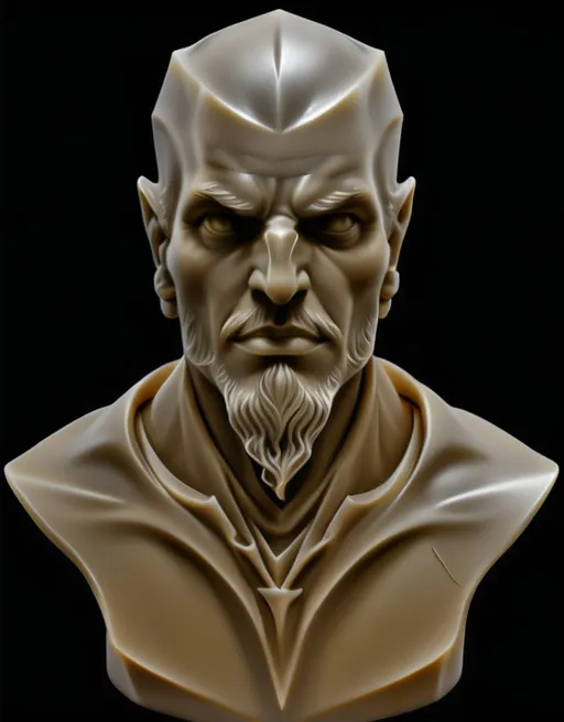 Prompt: 3D Printable Resin Miniature, detailed gaming piece, dynamic design, intricate features, solid gray resin, fantasy theme, ultra-detailed design, perfect for tabletop games, emphasizing textures and detailing, stylish contours, high-quality rendering, immersive atmosphere, captivating representation of gaming lore, suitable for advanced printing techniques.