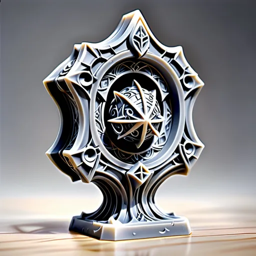 Prompt: 3D Printable Resin Miniature, detailed gaming piece, dynamic design, intricate features, solid gray resin, fantasy theme, ultra-detailed design, perfect for tabletop games, emphasizing textures and detailing, stylish contours, high-quality rendering, immersive atmosphere, captivating representation of gaming lore, suitable for advanced printing techniques.