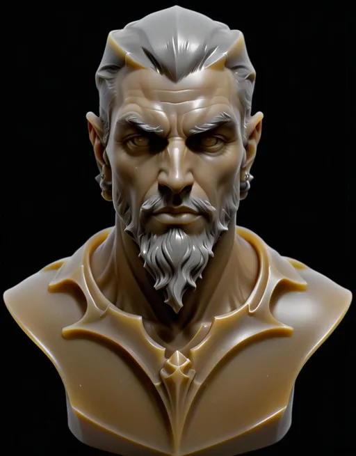 Prompt: 3D Printable Resin Miniature, detailed gaming piece, dynamic design, intricate features, solid gray resin, fantasy theme, ultra-detailed design, perfect for tabletop games, emphasizing textures and detailing, stylish contours, high-quality rendering, immersive atmosphere, captivating representation of gaming lore, suitable for advanced printing techniques.