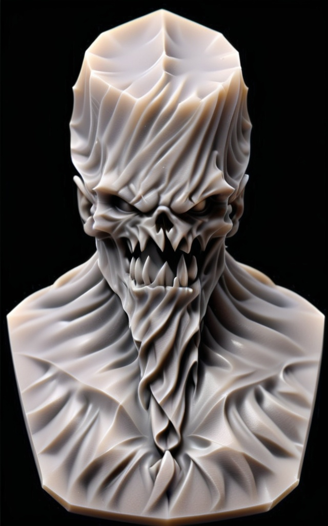 Prompt: 3D Printable Resin Miniature, detailed gaming piece, dynamic design, intricate features, solid gray resin, fantasy theme, ultra-detailed design, perfect for tabletop games, emphasizing textures and detailing, stylish contours, high-quality rendering, immersive atmosphere, captivating representation of gaming lore, suitable for advanced printing techniques.