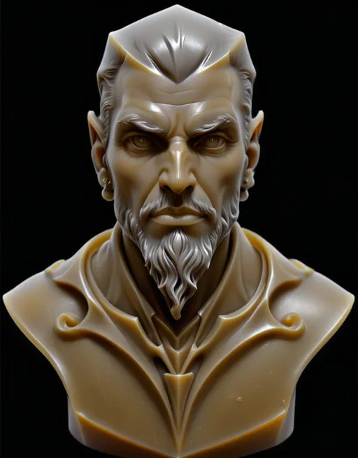 Prompt: 3D Printable Resin Miniature, detailed gaming piece, dynamic design, intricate features, solid gray resin, fantasy theme, ultra-detailed design, perfect for tabletop games, emphasizing textures and detailing, stylish contours, high-quality rendering, immersive atmosphere, captivating representation of gaming lore, suitable for advanced printing techniques.