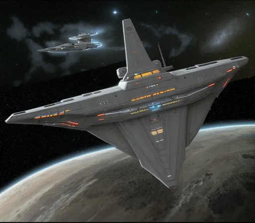 Prompt: starfleet cruiser