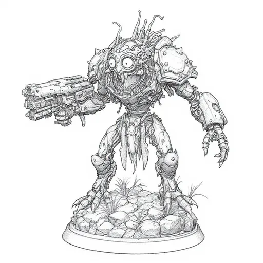 Prompt: This is a pencil sketch drawing, the background is minimal, with only a few sketch lines indicating a ground surface. The sketch style is detailed, with fine lines and shading that give depth and texture to the characters' clothing and expressions. 