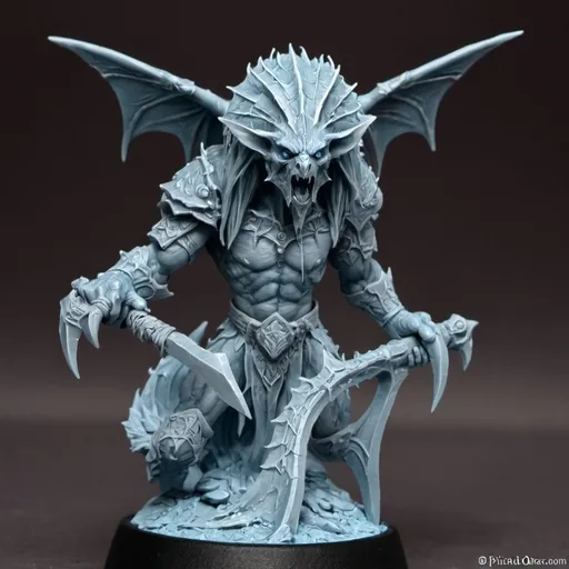 Prompt: 3d Pintable Resin Miniature for Dungeons and dragons.