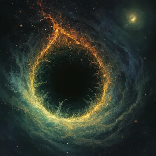 Prompt: Oh seekers of knowledge, oh hands that will reach, 
Beware what is buried, beware what we teach.
For wisdom is hunger, and hunger consumes,
The Maw is still watching—its vessel, our tomb.
And still we drift, beyond where eyes see,
Still we persist, though we cease to be.
One day we awaken, one day we rise,
And all shall be whispers, and all shall be lies.
