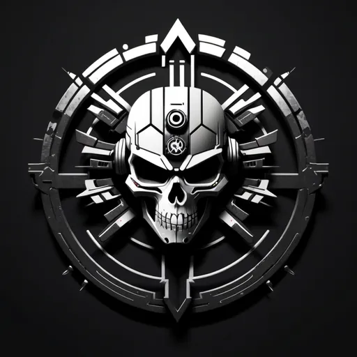 Prompt: cypher revolt cyber punk hardcore emblem