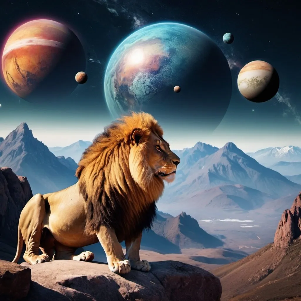 Prompt: Lion
Dreamy
Planets
Mountains 