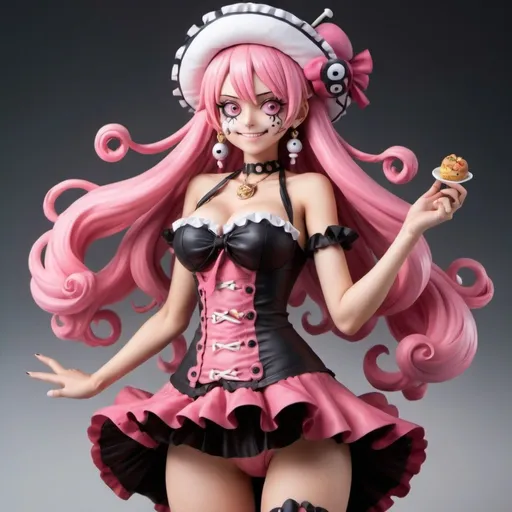 Prompt: full body hot photo ultra detailet, realistic of Perona from One Piece