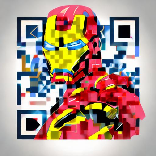 Prompt: Iron Man Vector Art