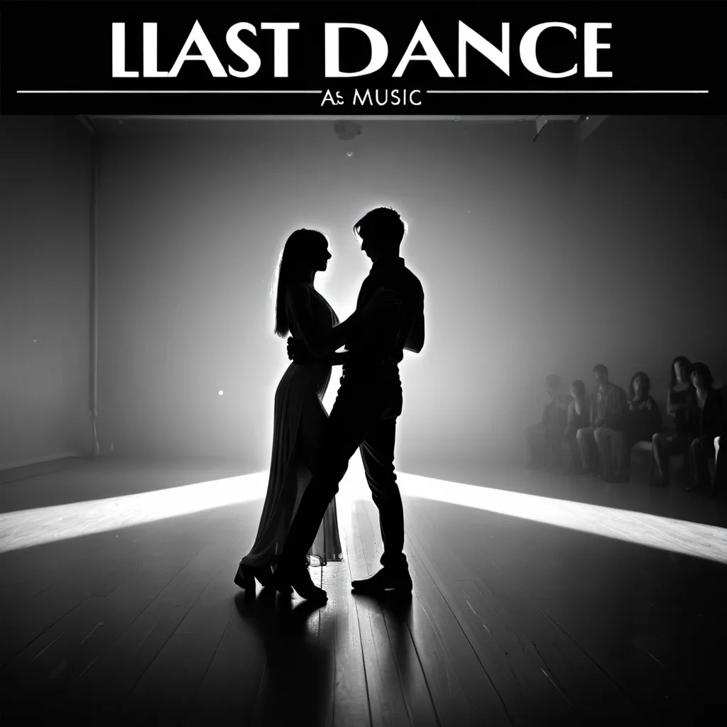 Prompt: Last dance as cover for music