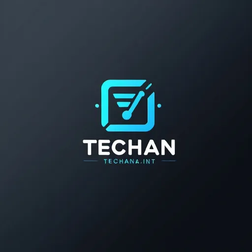 Prompt: e-commerce website LOGO name “TechAn” create it with modern and simple design theme about technology