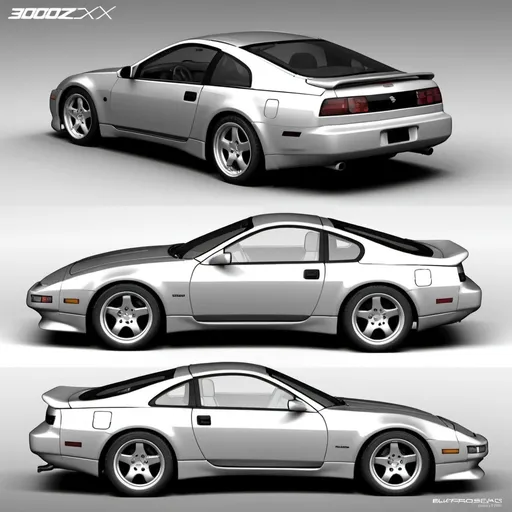 Prompt: nissan 300zx with porsche rear end
blueprint