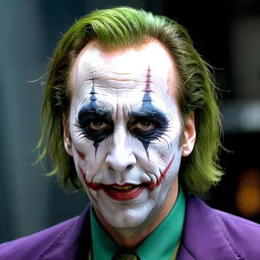 Prompt: Nicholas Cage as The Joker