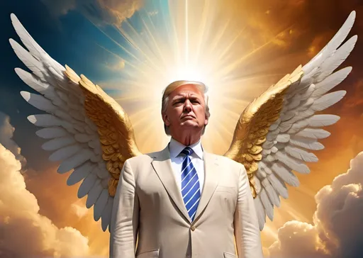 Prompt: Trump angel