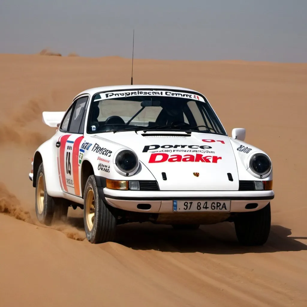 Prompt: a porsche 911 dakar
