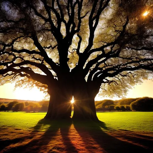 Prompt: Time At The Listening Tree Through These Roots Thou Talks To Me For 'My Ears To See The Sound Of Sight And Eyes To Hear The Voice Of Rite For Soul Is Bound By Hearts True Light And Heart Paints Chord"