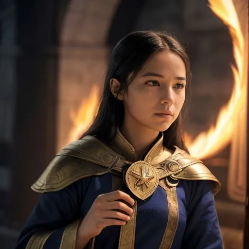 Prompt: Among them was a young mage named Tessa, whose curiosity and passion for knowledge mirrored her own. They spoke long into the night, the flames casting a warm glow across their faces. Leona learned of the multitude of planes that existed and the myriad threats they faced. Her heart swelled with a newfound purpose; she would not just be the guardian of Naya, but a champion for all those in need.