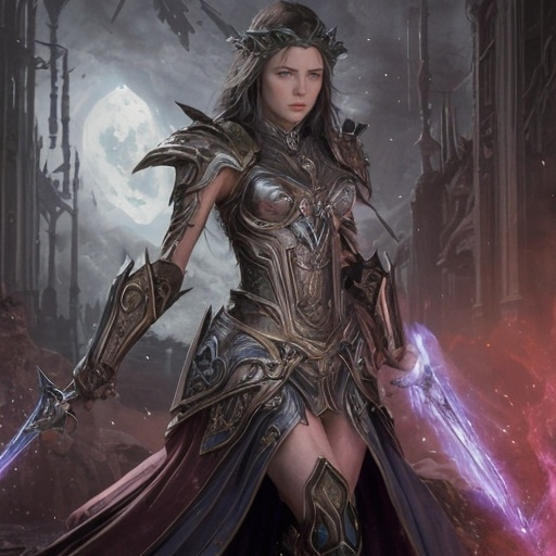 Prompt: Elspeth nodded, her expression solemn. "The time has come to bring the tempest's fury to the Conflux," she said. "The Phyrexians will not expect the likes of us."