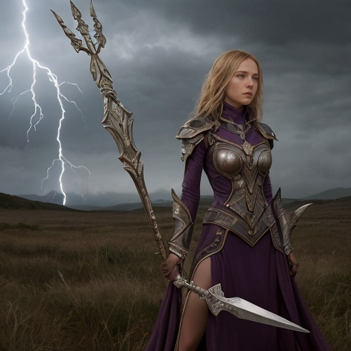 Prompt: Leona felt the truth in Elspeth's words, and her grip on the staff loosened slightly. The lightning dimmed, the winds calming. "How can I ensure I do not become what I fight against?"