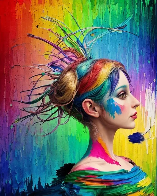 Prompt: Makers Palette Paradise Painterly Prose Spectrum Splendor The Artful Dodger The Brush & Palette The Colour Wheel The Creative Spark The Painted Lady The Studio Muse Veridian Visions Vivid Hues Whispers of Art