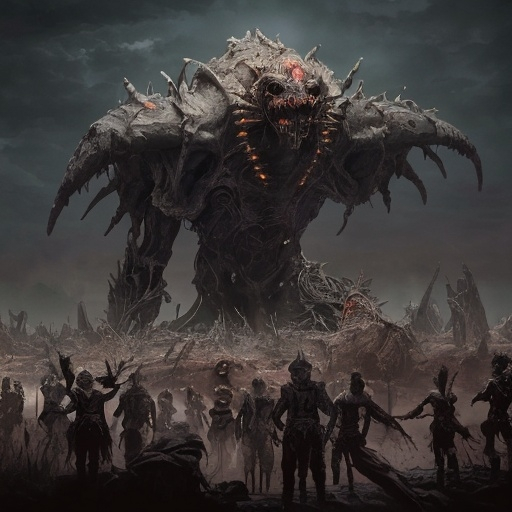 Prompt: The Phyrexian corruption at the Conflux was palpable, a tangible miasma that weighed heavily on their spirits. The land itself seemed to groan in agony, crying out for salvation from the invaders' unrelenting grip.