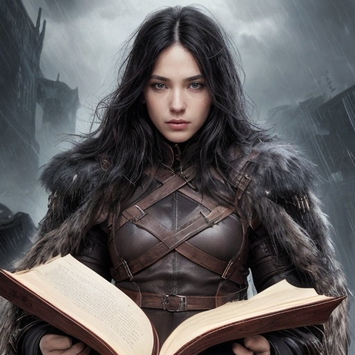 Prompt: Leona took the tome in her arms, the leather cool against her fur. She knew that the knowledge contained within its pages could either be her salvation or her doom. She had to master it, to learn to harness the full extent of her abilities without becoming consumed by the storm's rage.