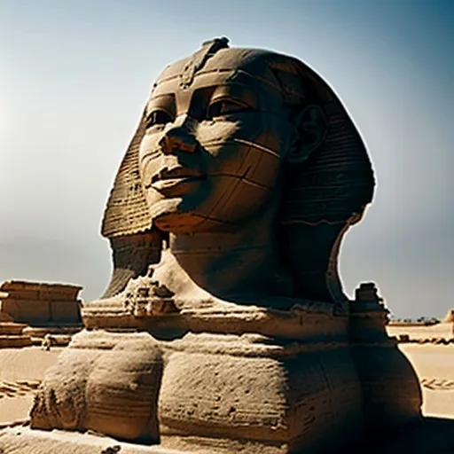 Prompt: The Sphinx nodded, its stone visage seemingly etched with a smile. "You will leave Naya soon, seeking the wisdom and redemption that lies beyond our sands. Your path will not be an easy one, but the gods have chosen you for a reason."