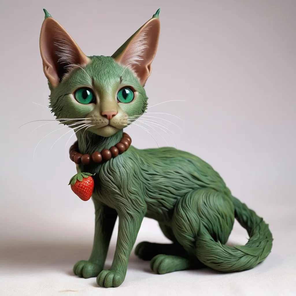 Prompt: Thyme Whiskerfoot is a lithe and agile 24-year-old Harengon with fur the color of a freshly picked strawberry. Her eyes are a piercing shade of emerald that seems to change with the light, and she has long, velvety ears that she often ties back with leather strings adorned with carved wooden beads. Standing at about 5'8", she is taller than most of her kin, which she attributes to her mixed heritage. Her tail, which is predominantly white and tips with the same strawberry hue as her fur, is particularly long and expressive, often twitching with her moods. She has a small, delicate nose and a mouth that often curves into a knowing smile, revealing a set of buck teeth that she is quite proud of.