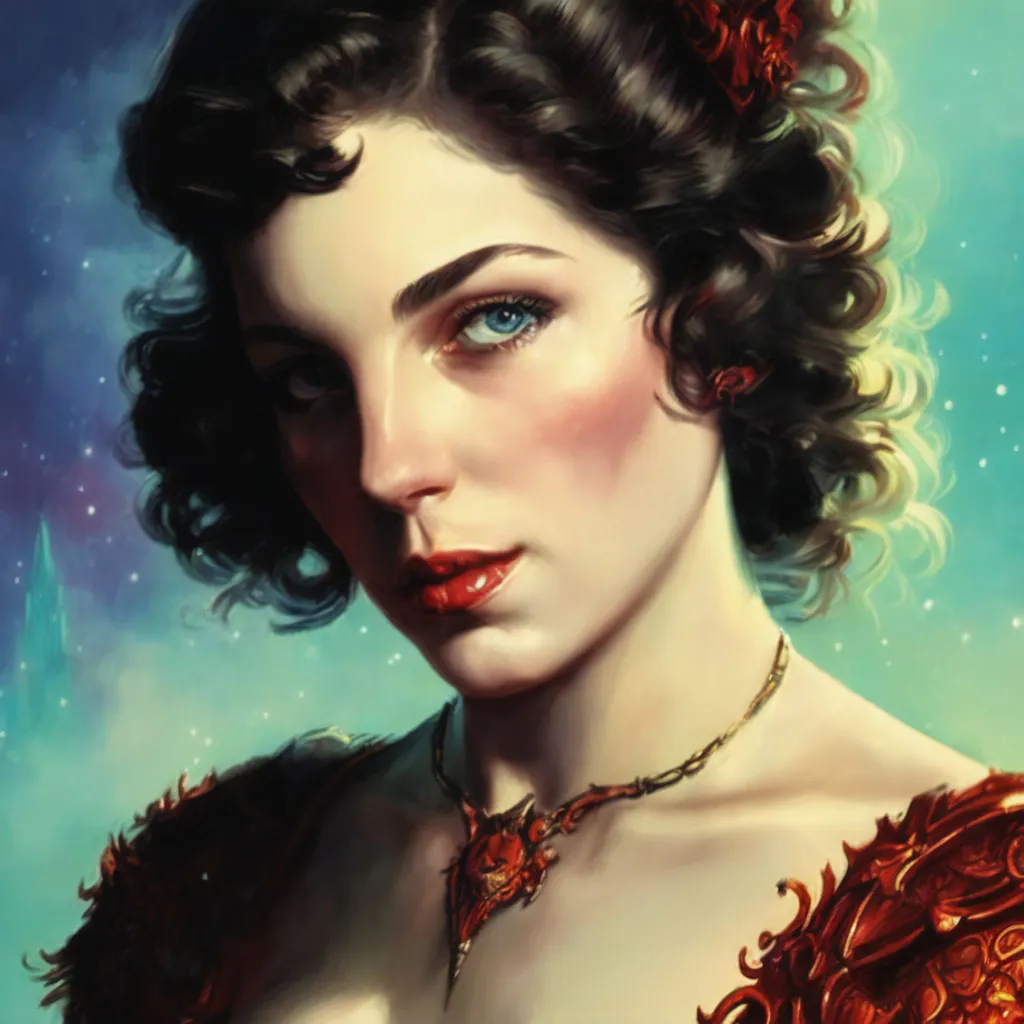 Prompt: vintage pulp art, character portrait, fantasy gothic aesthetic, best quality, ultra sharp, highly detailed, artstation hq