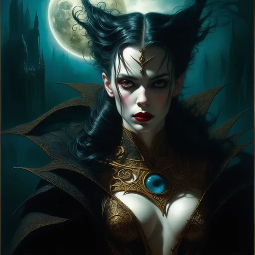 Prompt: dark fantasy, vampire, romance, book cover, high reality, surrealistic, 4k, ultra sharp, highly detailed, highest quality, art by Donato Giancola and Gerald Brom, trending on artforum, behance hd
