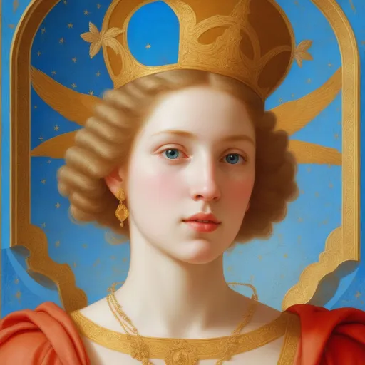 Prompt: Fra Angelico's fresco. A picture of a gorgeous young lady, Renaissance style, unimaginable beauty, delicate, masterpiece, high detail, commission for artstation hd, #screenshotsaturday, #myportfolio, pixel perfect, contest winner, 32k huhd, pixiv