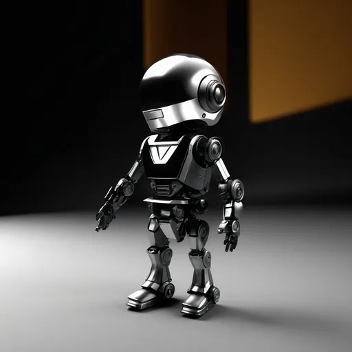 Prompt: cute 3d render of toy art robocop, neoclassicism, raytraced image, cgsociety, photorealism, vray tracing, cinema4d, cg society contest winner, TIFF